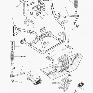 Motortartó gumibak LEMEZ  Ligier / Microcar foleg DCI motor