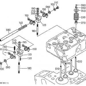 Szelep rögzítő ék