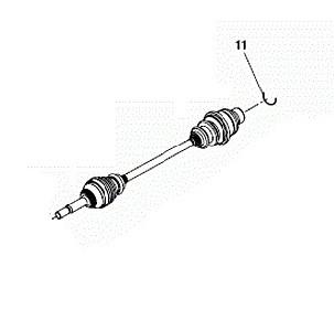 Féltengely rögzítő roppantó Ligier / Microcar