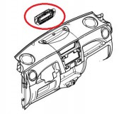 Digitális műszerfal kijelző Microcar MGO1