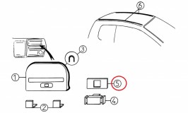 Kesztyűtartó zsanér Aixam