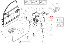 Kilincs csipesz Ligier/Microcar