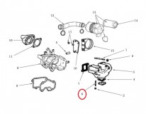 Kipufogó csonk csavar Ligier / Microcar