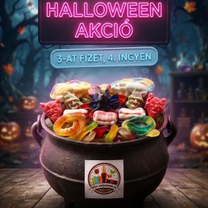 3+1 Halloween Mix Gumicukor Válogatás - Rémísztően Finom 10 dkg