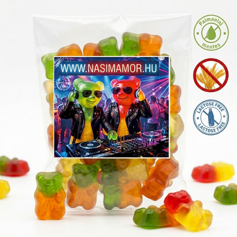 Kétszínű medve gumicukor 10 dkg