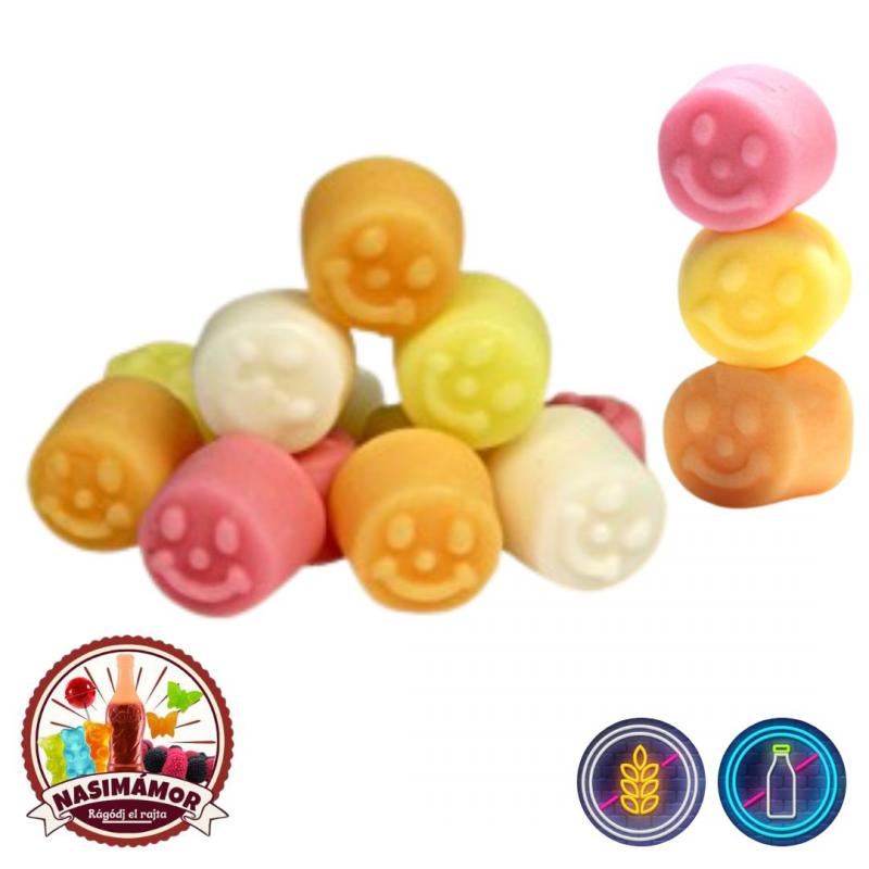 Mosolygós Smile/Emoji gyümölcsös ízű habcukor 1 kg