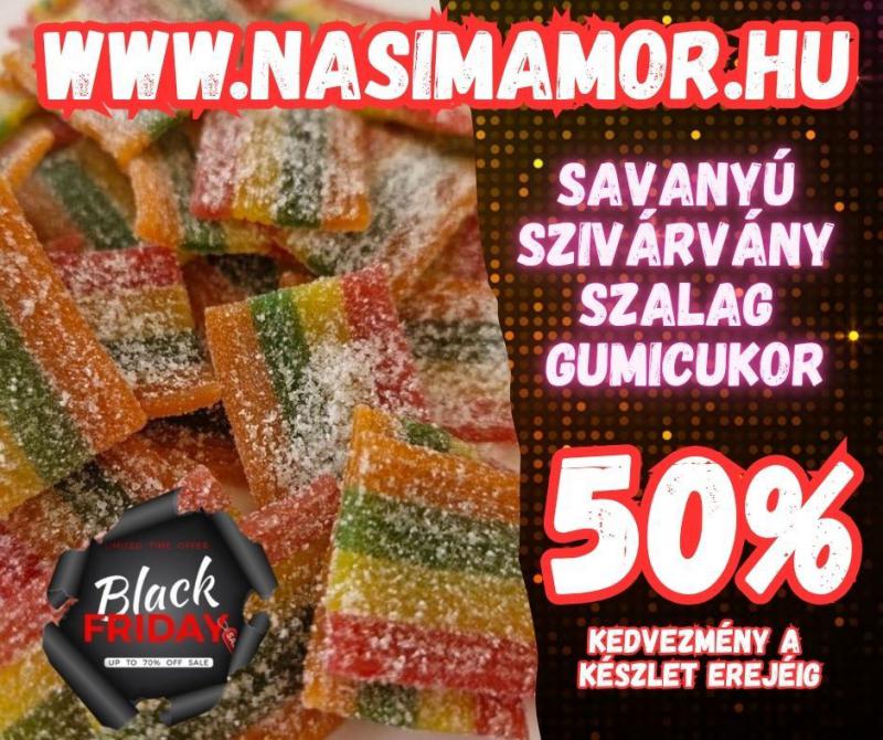 Savanyú szivárványos szalag 1 kg