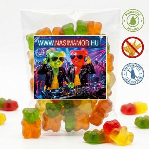 Kétszínű medve gumicukor 10 dkg