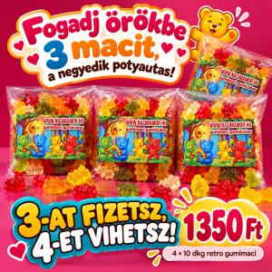 MaciBanda AKCIÓ – 3-at fizetsz, 4-et vihetsz!