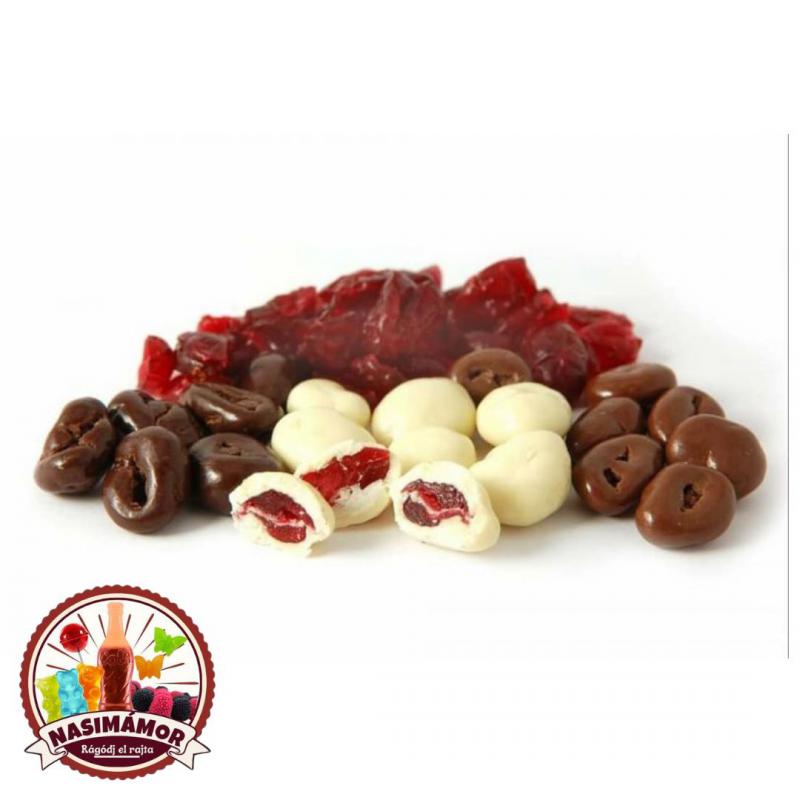 Vörösáfonya mix csokibevonóval 500g