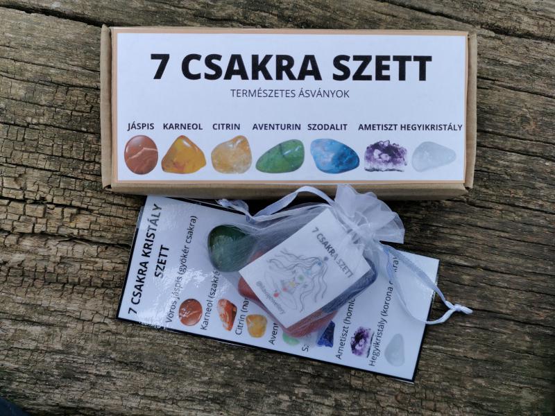 7 Csakra Ásvány Szett