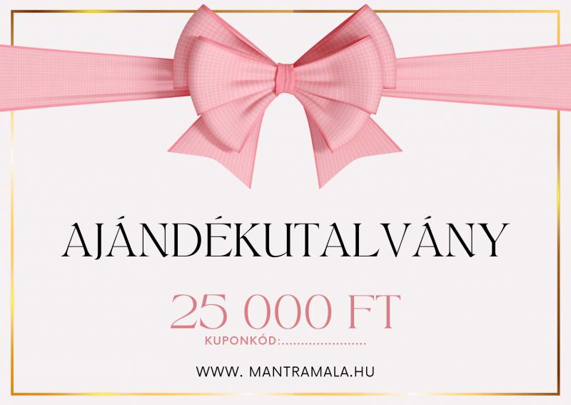 Ajándékutalvány 25000 FT