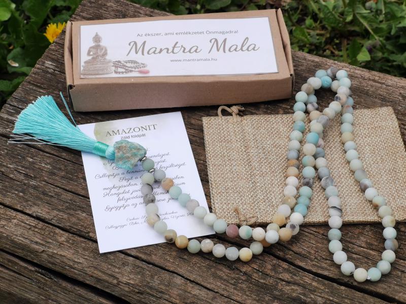 Amazonit mala nyaklánc