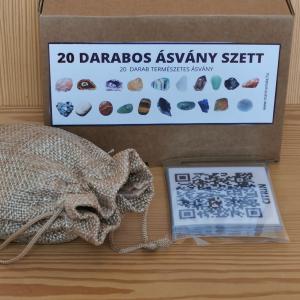 20 darabos ásvány szett