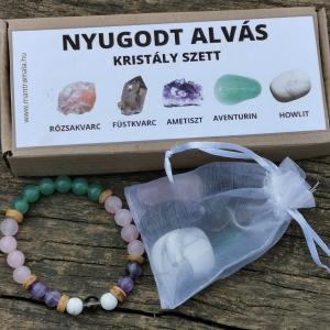 Nyugodt alvás kristály szett