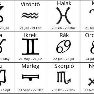 Ónix karkötő zodiákus jellel