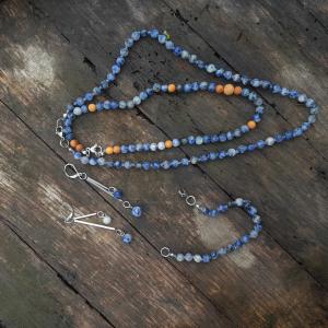 Szodalit ékszer szett