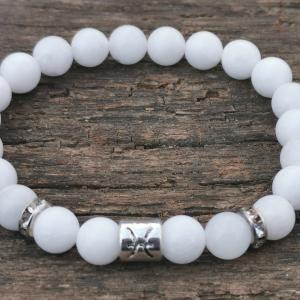 Tejkvarc zodiákus karkötő