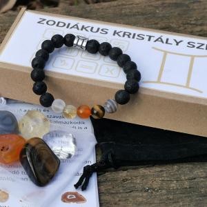 Zodiákus kristály szett- Ikrek
