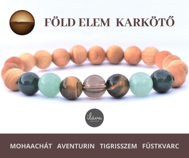 Föld elem karkötő