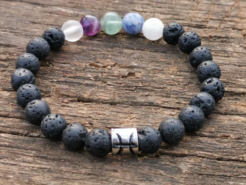 Halak aromaterápiás karkötő