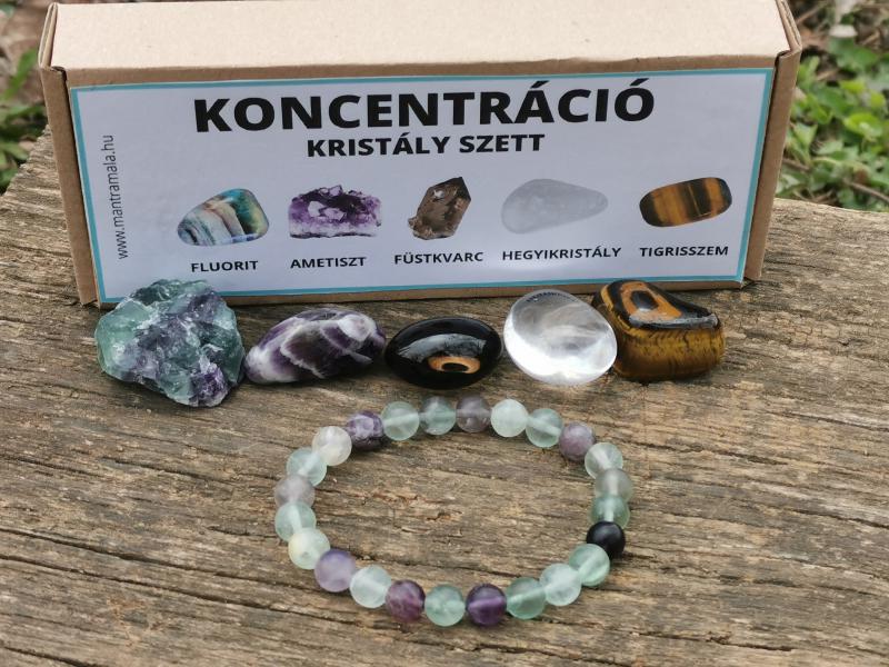 Koncentráció kristály szett
