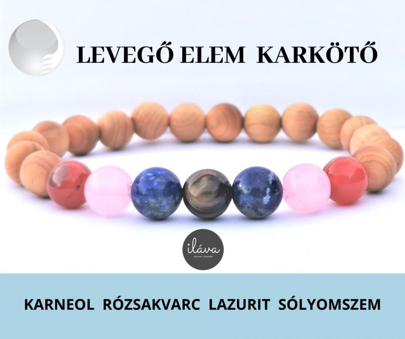 Levegő elem karkötő