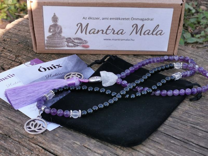Lótusz MantraMala nyaklánc