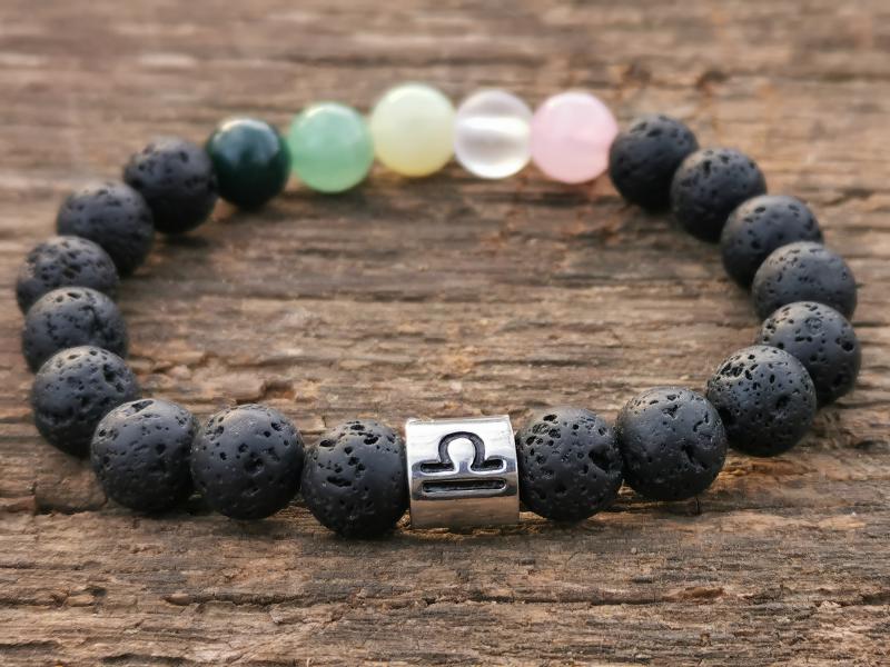 Mérleg aromaterápiás karkötő