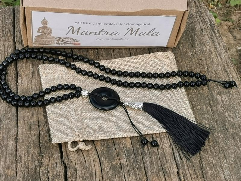 Obszidián mala nyaklánc