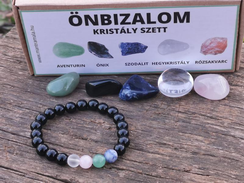 Önbizalom kristály szett