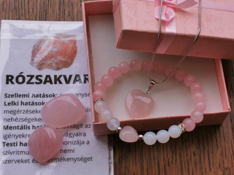 Rózsakvarc szett