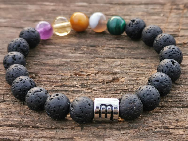 Skorpió aromaterápiás karkötő