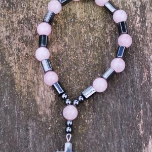 1-tizedes rózsafűzér karkötő