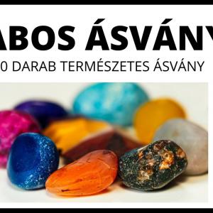 10 darabos ásvány szett választható ásványokkal, QR kóddal