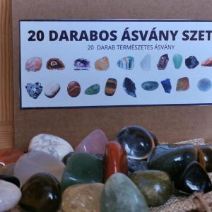 20 darabos ásvány szett
