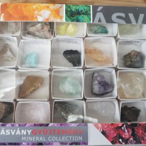 Ásványgyűjtemény 20 darabos
