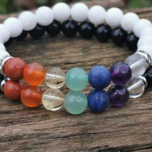 Csakra páros karkötő