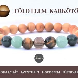 Föld elem karkötő