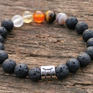 Ikrek aromaterápiás karkötő