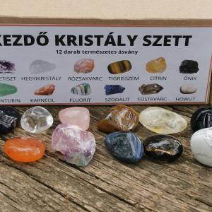 Kezdő  kristály szett 12 darabos