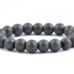 Matt hematit karkötő