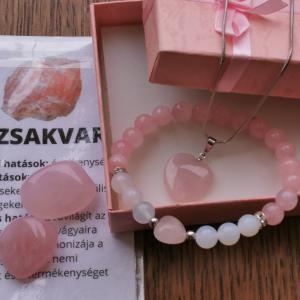 Rózsakvarc szett