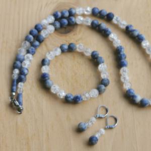 Szodalit-Hegyikristály szett