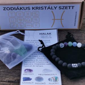 Zodiákus kristály szett- Halak