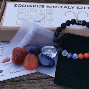 Zodiákus kristály szett- Kos