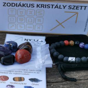 Zodiákus kristály szett- Nyilas