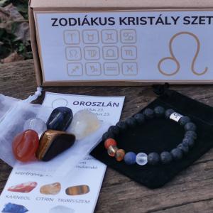 Zodiákus kristály szett- Oroszlán