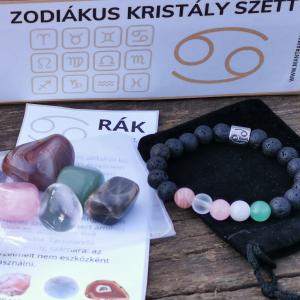 Zodiákus kristály szett- Rák