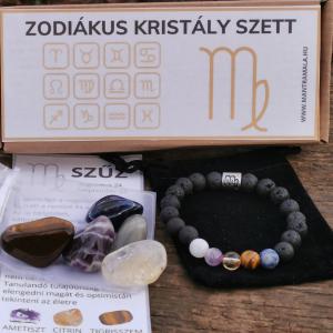 Zodiákus kristály szett- Szűz